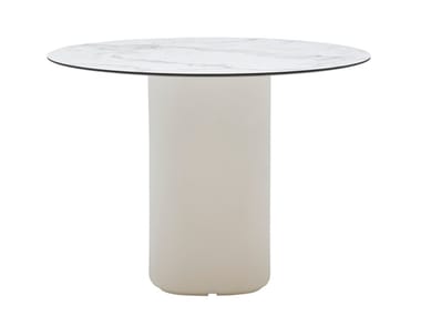 SOLID ME03651 - Polymer table base by Andreu World