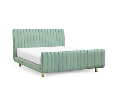 SOPHIA - Double bed with upholstered headboard by Essential Home