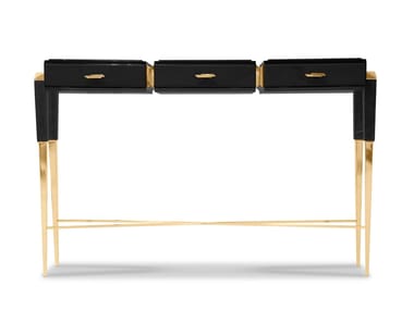 SPEAR - Rectangular console table with drawers by Luxxu