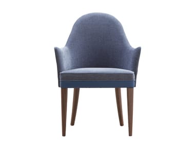 SPIRIT - Upholstered fabric chair with armrests by Tonon