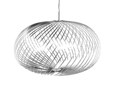 SPRING LARGE - LED stainless steel pendant lamp by Tom Dixon