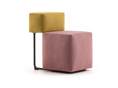 SQUARE - Upholstered fabric easy chair by Moroso