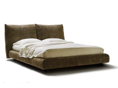 STAND BY ME - Upholstered fabric bed by edra