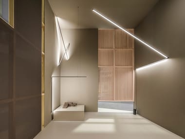 STICKS - Aluminium linear lighting profile for LED modules by Vibia