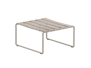STRAPPY - Square fabric garden footstool by Royal Botania