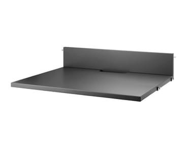 STRING® SYSTEM MEDIA SHELVES - Wall mounted MDF secretary desk by String Furniture