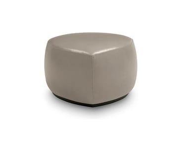 SUMO - Upholstered leather pouf by Bodema