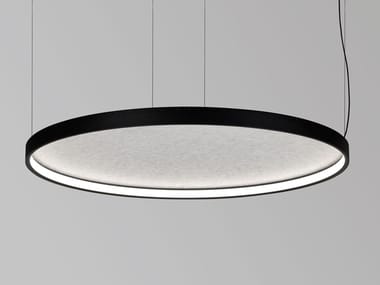 SUPERLOOP PLUS HC SBL - LED metal pendant lamp by Delta Light