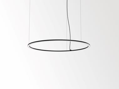 SUPERLOOP SLIM DOWN - LED metal pendant lamp by Delta Light