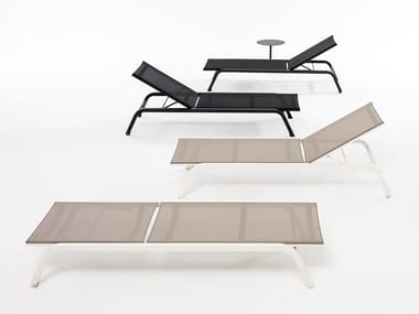 SURFER 001 - Reclining aluminum and batyline garden lounger by RODA