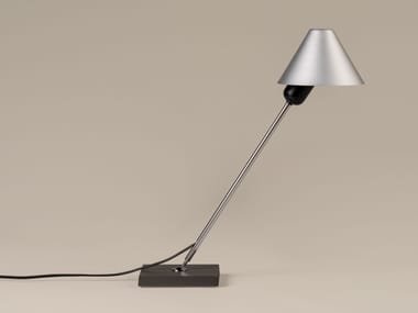 GIRA - LED adjustable chrome plated steel desk lamp by Santa & Cole