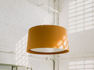 GT1000/GT1500 - LED fabric pendant lamp by Santa & Cole
