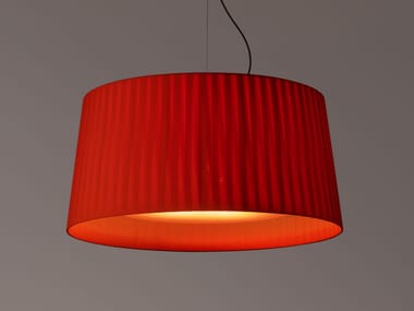 GT7 - LED fabric pendant lamp by Santa & Cole