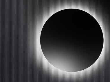 Round mirror - Round mirror with integrated lighting by Falper