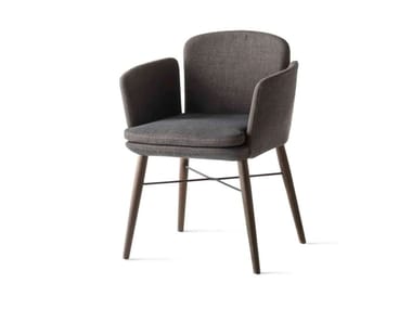 TABBY - Fabric easy chair with armrests by Lema