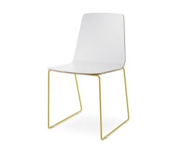 TAK - Sled base chair by Nidi