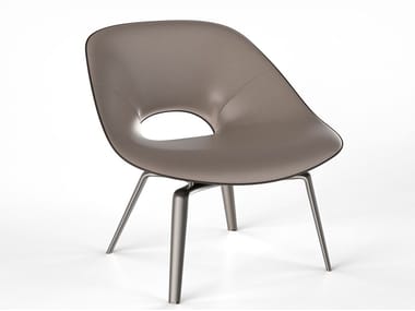 TANYA - Leather chair by Visionnaire