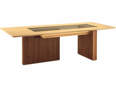 CARTESIA - Rectangular wooden table by Morelato