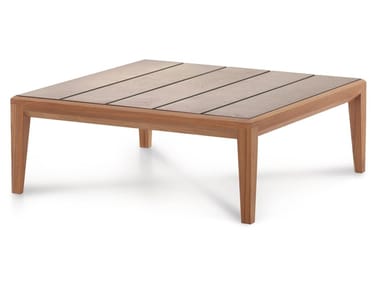 TEKA - Low porcelain stoneware garden side table by RODA