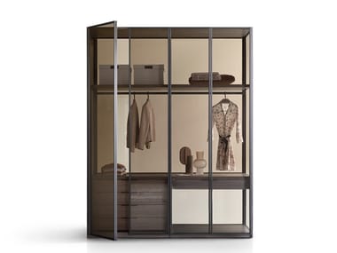 TIAN - All-glass wardrobe by Lema
