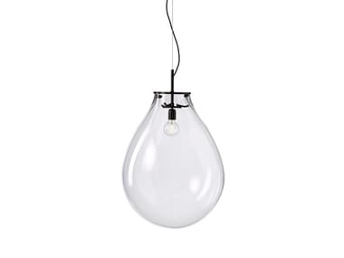 TIM - Blown glass pendant lamp by bomma