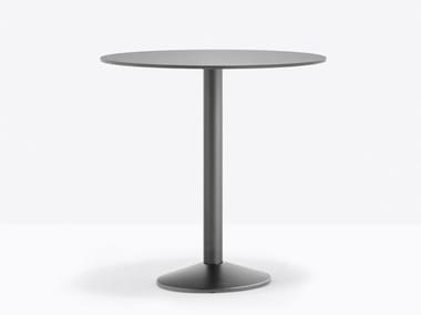 TONDA 4700 - Round steel contract table by Pedrali