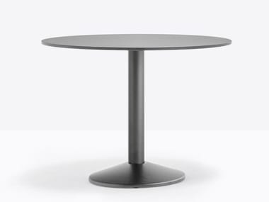 TONDA 4703 - Round steel contract table by Pedrali