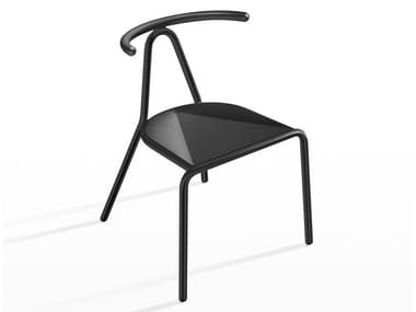 TORO - Stackable steel garden chair by B-LINE