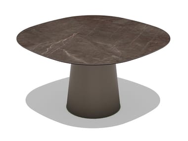 TOTEM OUTDOOR - Square ceramic garden table by Sovet Italia