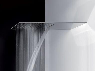 TREMILLIMETRI - Extra flat steel waterfall shower by Gessi