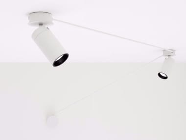 TRICK TRACK - LED adjustable ceiling spotlight by Davide Groppi