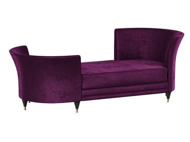 TRICLINIA - Vis à vis velvet day bed by Fratelli Boffi