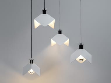 TRIEDRO - LED iron pendant lamp by Stilnovo