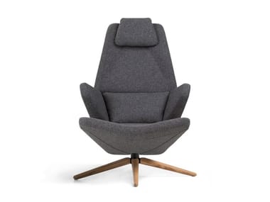 TRIFIDAE WOOD - High-back armchair by Prostoria