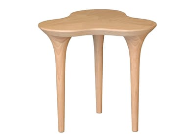 TRIFOGLIO - Solid wood stool / coffee table by Morelato