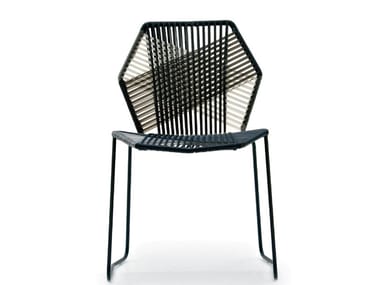 TROPICALIA - Polymer cord woven chair by Moroso