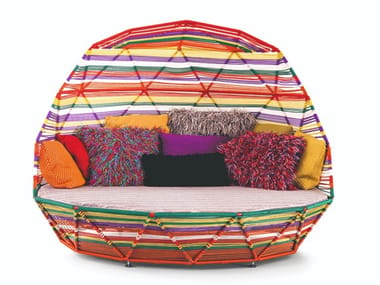 TROPICALIA - Igloo technopolymer garden bed by Moroso