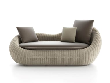 TWIGA - 2 seater polyethylene garden sofa by Atmosphera