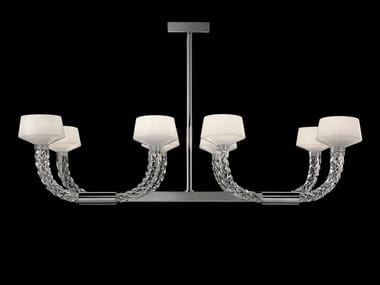 TWINS - Venetian crystal chandelier by Barovier&Toso
