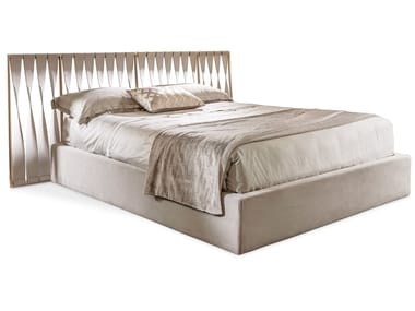 TWIST - Leather double bed by Cantori