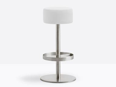 TX 4405 - Stainless steel stool with footrest by Pedrali