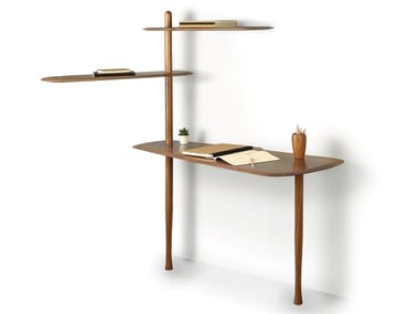 UNICA - Walnut secretary desk by Nomon