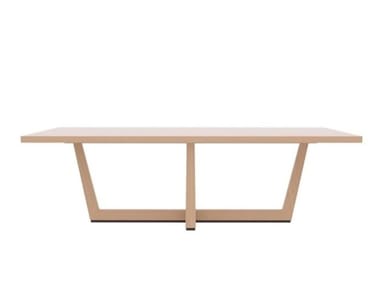 UVES ME3664 / ME3665 / ME3666 - Rectangular oak dining table by Andreu World