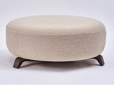 VAO - Round wool pouf by Paolo Castelli