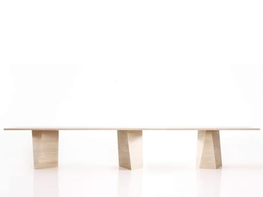 VARAN XXL - Wooden meeting table with cable management by more