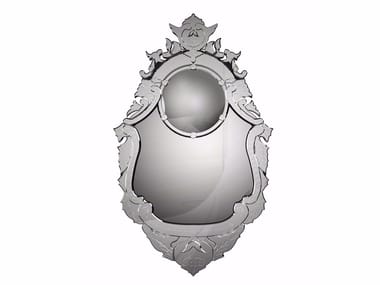 VENETO - Wall-mounted framed mirror by Boca do Lobo