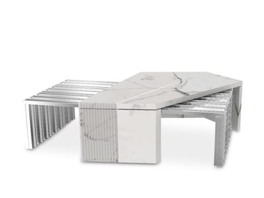 VERTIGO OUTDOOR - Garden side table by Luxxu