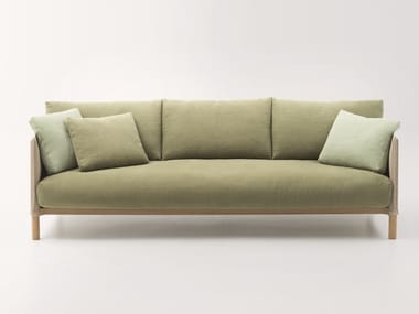 VESPUCCI - Fabric garden sofa with removable cover by Paola Lenti