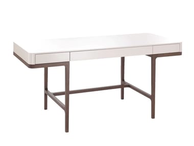 VICTOR - Solid wood writing desk with drawers by Lema