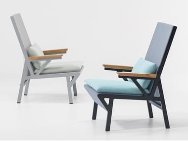 VIEQUES - High-back garden armchair by Kettal
